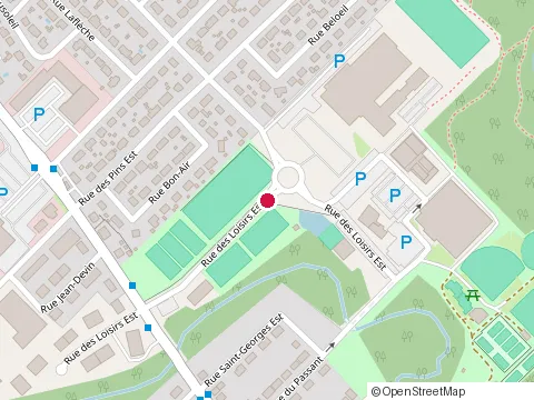 Location of Mini Excavation Gn at 1295 Rue des Loisirs E, L'Ancienne-Lorette