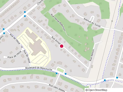Location of Mini Excavation M R at 2208 Annette, Mascouche