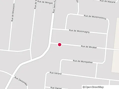 Location of Mini-Excavation & Terrassement at 27 Rue de Mirabel, Granby