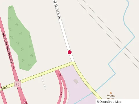 Location of Mini-Excavation Bruno Marcoux at 82-2555 Rang Saint-Gabriel N, Sainte-Marie