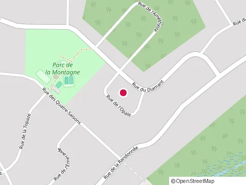 Location of Mini-Excavation du Diamant at 17205 Rue du Diamant, Mirabel