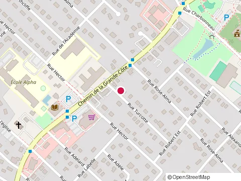 Location of Mirabel Connections Inc. at 168 Rue Turcotte, Rosemère