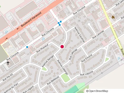 Location of Miss Pizzeria at 333 avenue Ranger, Vaudreuil-Dorion