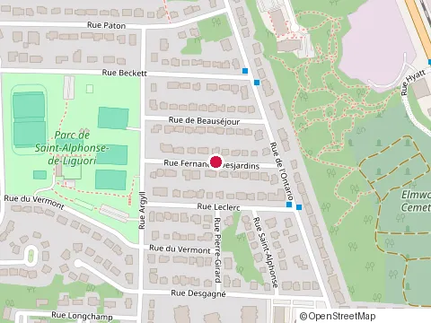 Location of Miv Industriel at 669 Chem. Desjardins, Sherbrooke