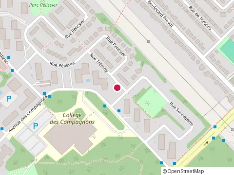 Location of Mlk Auto+ Inc. at 860 Rue Tremoy, Québec