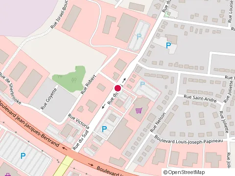 Location of Mobilier Enora Cowansville at 1303 Rue du Sud, Cowansville