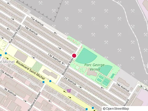 Location of Moda Spani Inc at 8740 14E Av, Montréal
