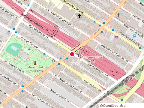 Location of Modern Lumberjack Woodworking at 2158 Addington St, Montréal