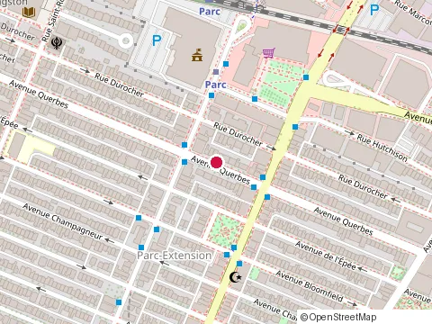 Location of Moga Renovation at 7260 Avenue Querbes, Montréal