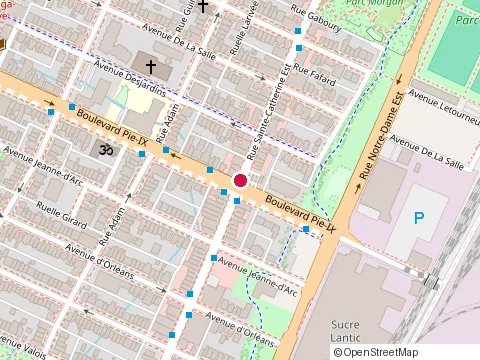 Location of Moineau at 4146 St Catherine St E, Montréal