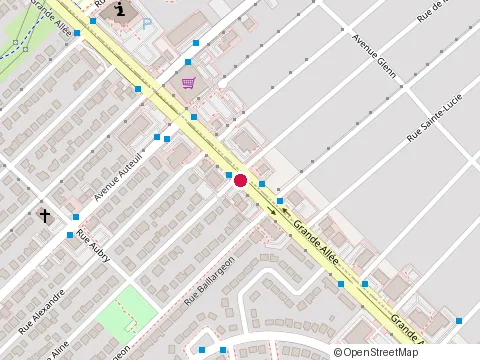 Location of Mon Ami Brossard at 5455 Grande Allée, Brossard