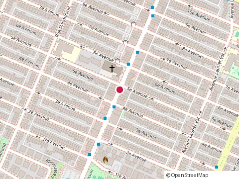 Location of Mon Ami Korean Bbq Masson at 2800 Rue Masson, Montréal