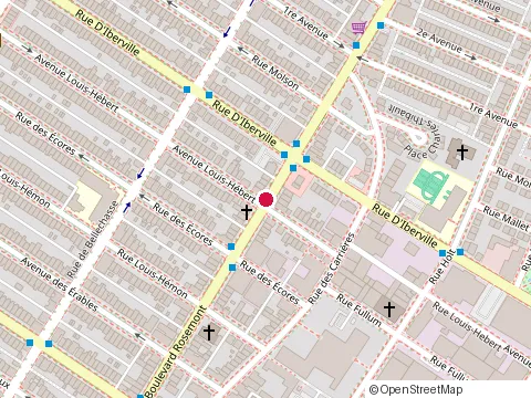 Location of Mon Petit Poulet at 2343 Bd Rosemont, Montréal