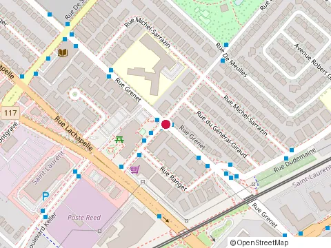 Location of Mon Soleil at 11820 Rue Grenet, Montréal