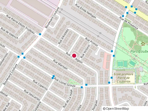 Location of Moncousin Edouard at 8993 Rue de l'Aiglon, Saint-Léonard