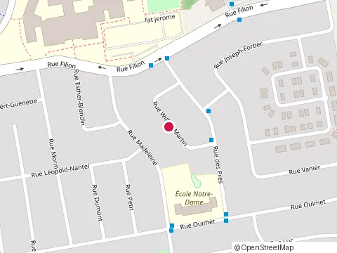 Location of Monia Charbonneau Massothérapeute at 592 Rue Wilfrid Martin, Saint-Jérôme