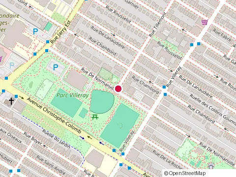 Location of Monsieur Bicycle at 7975 Rue de Normanville, Montréal