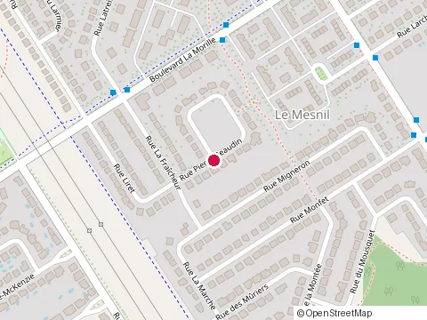Location of Monsieur Fissure Enr at 1295 Rue Pierre-Baudin, Québec