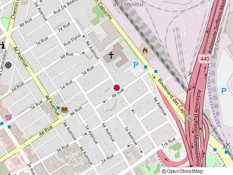 Location of Monsieur Pression at 640 8E Ave, Québec