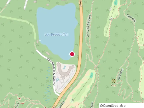 Location of Mont X at 5080 Ryan, Mont-Tremblant