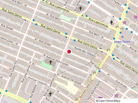 Location of Monteiro Grillades Portugaises at 355 Rue Jean-Talon E, Montréal