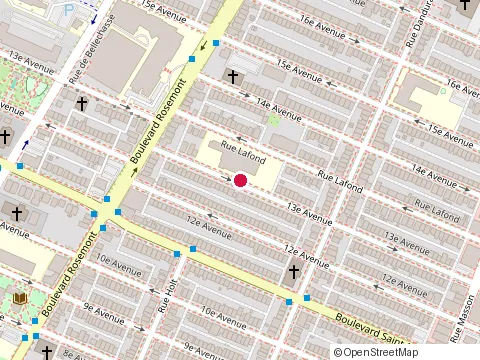 Location of Montreal Catholic School Commission at 5755 13E Ave, Montréal