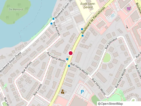 Location of Montreal Grille at 14329 Pierrefonds Blvd., Québec