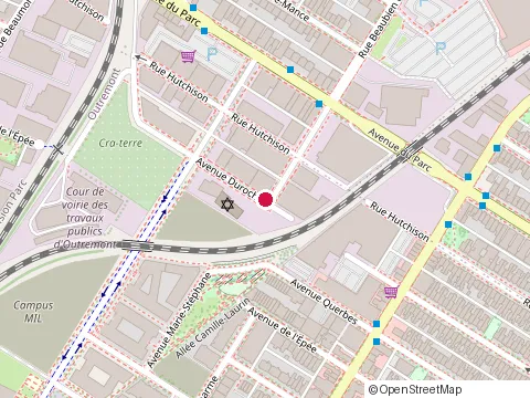 Location of Montreal Matzah Bakery at 6465 Avenue Durocher, Outremont