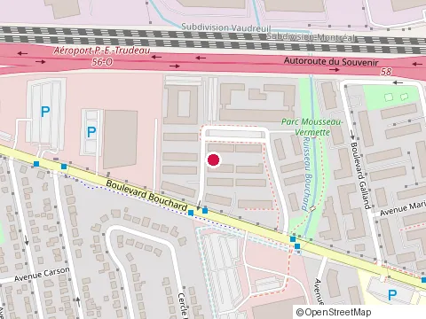 Location of Montreal Mobile Wash at 500 avenue Mousseau-Vermette, Dorval