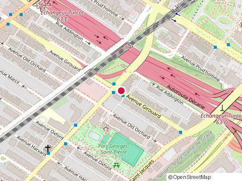 Location of Montreal Nogi at 923 avenue Girouard, Montréal