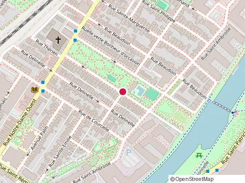 Location of Montreal Piscines Exterieures at 4550 Rue Sainte-Emilie, Montréal