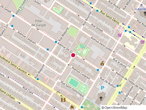 Location of Montreal School Of Jazz at 162 Avenue Fairmount E, Montréal