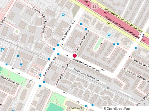 Location of Montréal Sexy Escorts at 4060 Ste-Catherine Est, Montréal