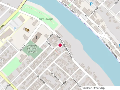 Location of Moose St-Georges at 120 21E Rue, Saint-Georges