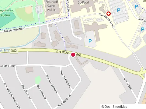 Location of Motel-Boutique Hygge at 29 Rue de la Lumière, Baie-Saint-Paul