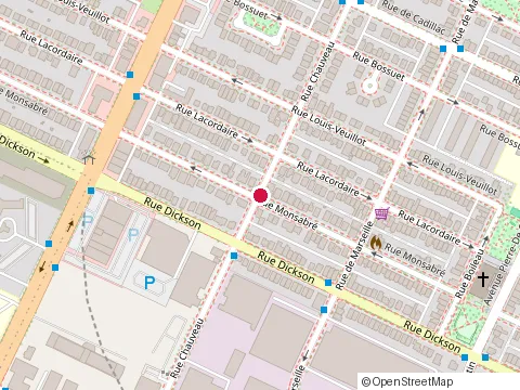 Location of Mouvement des Travailleurs Chretiens at 3115 Rue Monsabre, Montréal