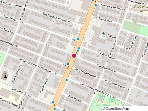 Location of Mozenco at 9050 Sherbrooke St E, Montréal