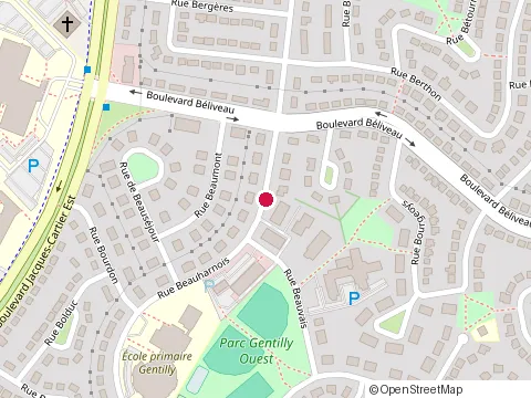 Location of Mr. Coxinha at 1408 Rue Beauharnois, Longueuil
