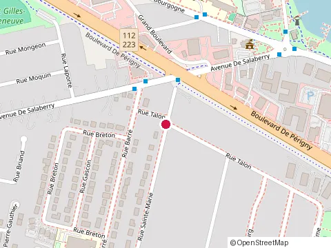Location of Mtlco Construction Inc. at 905 Rue Sainte-Marie, Chambly