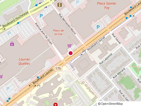Location of Mû Condo Locatif at 2605 Boulevard Laurier, Québec