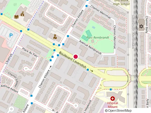Location of Multi Dents Santé at 5757 boulevard Cavendish Bureau 500, Côte Saint-Luc