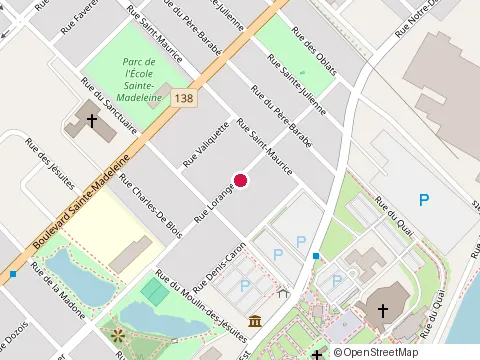 Location of Multi Services G.M. at 306 Rue Loranger, Trois-Rivières