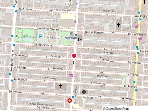 Location of Multi-Aide 2000 at 4609 Rue de Verdun, Verdun