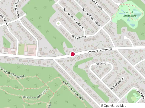 Location of Multi-Amenagements at 1490 avenue de l'Amiral, Québec