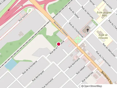 Location of Multi-Renove Marc Demers at 445 Rue Béliveau, Trois-Rivières
