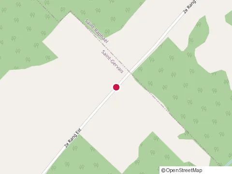 Location of Multiprojets Acoustique at 1Er Rang St-Raphael-Be 205, Québec
