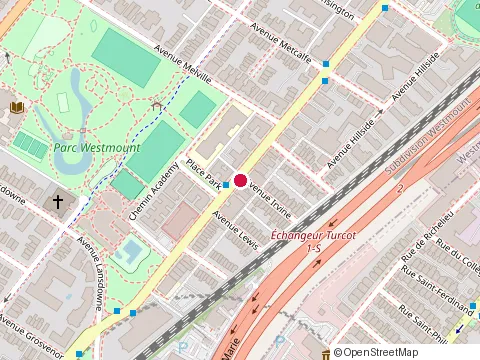 Location of Mum'S Nuts at 126 avenue Irvine, Westmount