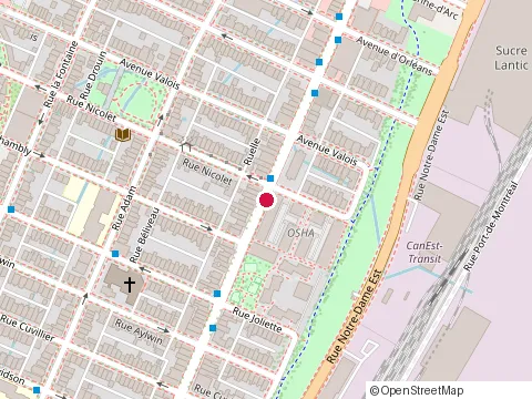 Location of Muv Condos at 3730 Rue Ste Catherine E, Montréal