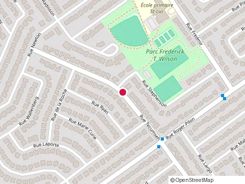 Location of Mxg Construction at 203 Rue Einstein, Dollard-Des-Ormeaux
