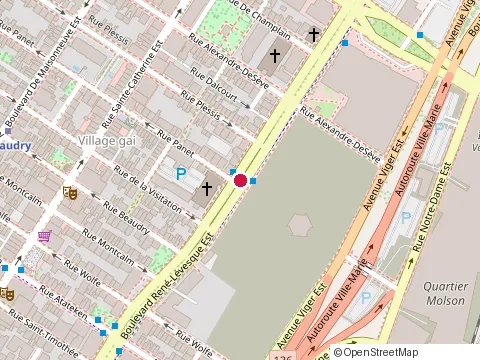 Location of My Bag For You at 1355 René-Lévesque Blvd W, Montréal